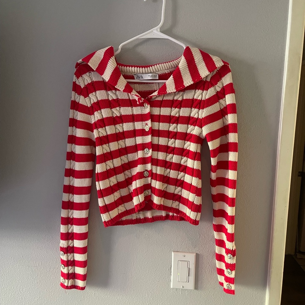 Zara Striped Cardigan